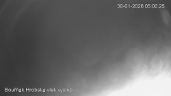 Vrchol Bouřňák, pohled na jih