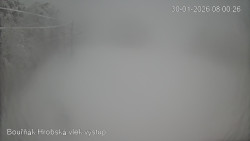 Vrchol Bouřňák, pohled na jih