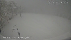 Vrchol Bouřňák, pohled na jih