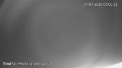 Vrchol Bouřňák, pohled na jih