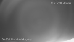 Vrchol Bouřňák, pohled na jih