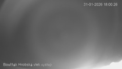 Vrchol Bouřňák, pohled na jih