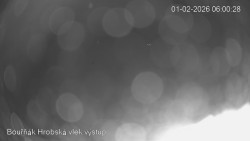 Vrchol Bouřňák, pohled na jih