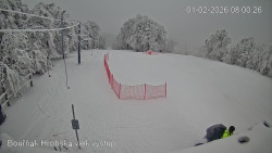 Vrchol Bouřňák, pohled na jih