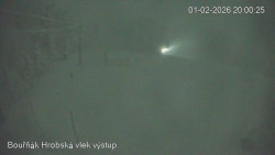 Vrchol Bouřňák, pohled na jih