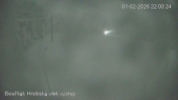 Vrchol Bouřňák, pohled na jih