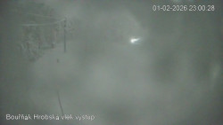 Vrchol Bouřňák, pohled na jih