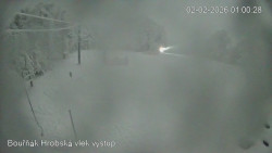 Vrchol Bouřňák, pohled na jih