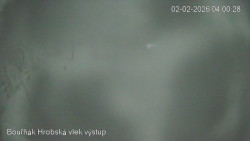 Vrchol Bouřňák, pohled na jih