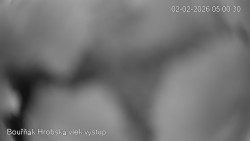 Vrchol Bouřňák, pohled na jih