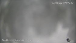 Vrchol Bouřňák, pohled na jih