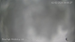 Vrchol Bouřňák, pohled na jih