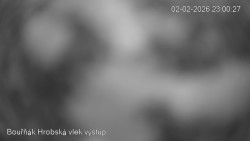 Vrchol Bouřňák, pohled na jih