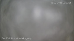 Vrchol Bouřňák, pohled na jih