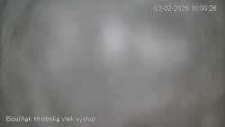 Vrchol Bouřňák, pohled na jih