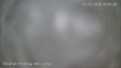 Vrchol Bouřňák, pohled na jih