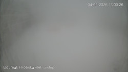 Vrchol Bouřňák, pohled na jih