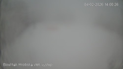 Vrchol Bouřňák, pohled na jih