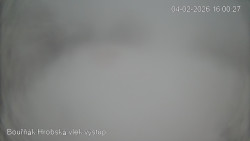 Vrchol Bouřňák, pohled na jih