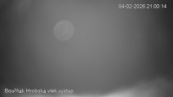 Vrchol Bouřňák, pohled na jih