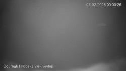 Vrchol Bouřňák, pohled na jih