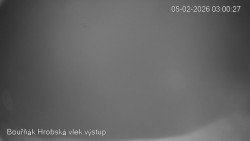 Vrchol Bouřňák, pohled na jih