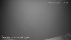 Vrchol Bouřňák, pohled na jih