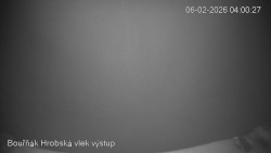 Vrchol Bouřňák, pohled na jih