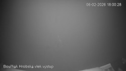 Vrchol Bouřňák, pohled na jih