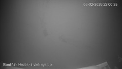 Vrchol Bouřňák, pohled na jih