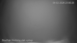 Vrchol Bouřňák, pohled na jih