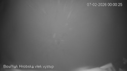 Vrchol Bouřňák, pohled na jih