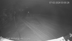 Vrchol Bouřňák, pohled na jih