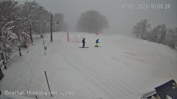 Vrchol Bouřňák, pohled na jih