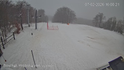 Vrchol Bouřňák, pohled na jih