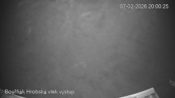 Vrchol Bouřňák, pohled na jih