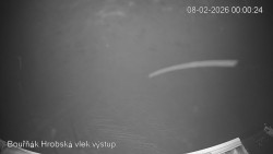 Vrchol Bouřňák, pohled na jih