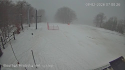 Vrchol Bouřňák, pohled na jih