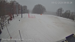 Vrchol Bouřňák, pohled na jih