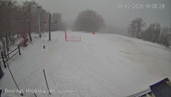 Vrchol Bouřňák, pohled na jih