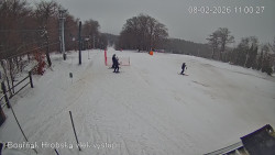 Vrchol Bouřňák, pohled na jih