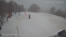 Vrchol Bouřňák, pohled na jih