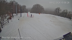 Vrchol Bouřňák, pohled na jih