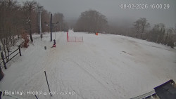 Vrchol Bouřňák, pohled na jih