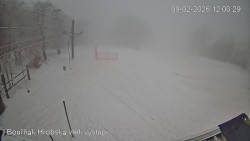 Vrchol Bouřňák, pohled na jih