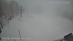 Vrchol Bouřňák, pohled na jih