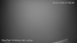 Vrchol Bouřňák, pohled na jih