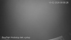 Vrchol Bouřňák, pohled na jih