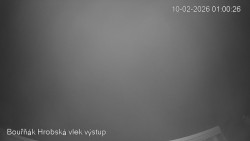 Vrchol Bouřňák, pohled na jih