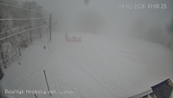 Vrchol Bouřňák, pohled na jih